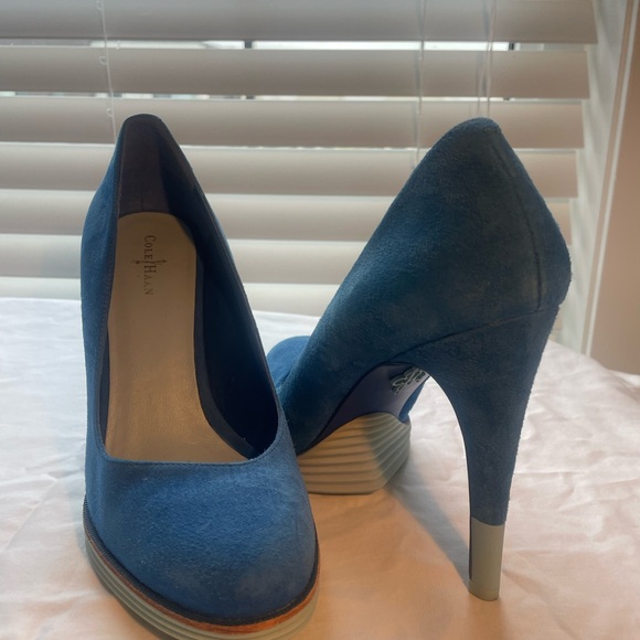Cole Haan blue high heels - Picture 6 of 6
